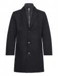 Lindbergh - Detachable Collar Lapel Coat - Villased mantlid - XXL