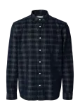 Selected - Slmregclaus Cord Yd Check Ls Shirt - Ruudulised s&auml;rgid - M