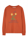 THE ANIMALS OBSERVATORY - Flowers Red Dof Lonf Sleeve T-Shirt - Pikkade varrukatega T-s&auml;rgid - 10 Y