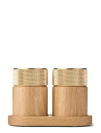 Gejst - Sina Salt And Pepper Mill Oak/ Brass - V&uuml;rtsiveskid - &Oslash;6X9