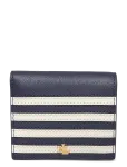 Lauren Ralph Lauren - Color-Blocked Leather Compact Wallet - Rahakotid - ONE SIZE