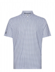 Original Penguin Golf - Retro Geo Print Polo - Spordi l&uuml;hikeste varrukatega polos&auml;rgid - S