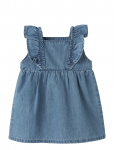 Name It - Nbffiona Frill Dnm Dress 4034-Yx D - Varrukateta vabaajakleidid - 68