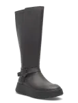 FitFlop - F-Mode Folded-Knot Flatform Tall Stretch Boots - P&otilde;lveni saapad - 39