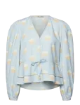 Stella Nova - Big Dot Blouse - Pikkade varrukatega - 34