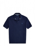Polo Ralph Lauren - Cotton-Linen Polo-Collar Sweater - L&uuml;hikeste varrukatega kootud polos&auml;rgid - XXL