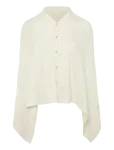 Rosemunde - Rwlaica Cashmere Pointelle Poncho - Pont&scaron;od - ONE SIZE
