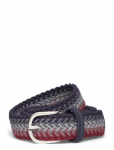 Anderson's - Elastic Woven Belt Grey - 3 Cm - Punutud v&ouml;&ouml;d - 90