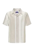 ONLY & SONS - Osjcaiden Life Ss Stripe Linen Resort Wv - L&uuml;hikeste varrukatega s&auml;rgid - 116