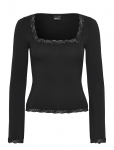 Gina Tricot - Square Neck Lace Top - Topid - XS
