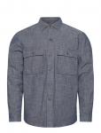 Closed - Padded Shirt Shirts & Blouses Dark Night - Vabaaja s&auml;rgid - L