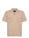 Lindbergh - Cotton/Linen Resort Shirt S/S - L&uuml;hikeste varrukatega s&auml;rgid - M