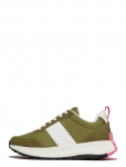 FitFlop - F-Mode Flow Fabric/Suede/Leather Flatform Sneakers - Madala s&auml;&auml;rega tossud - 38