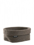 Blomus - Crochet Rope Basket L - 20 X 12 X 9 Cm - Tela - Fungi - Hoiukorvid - L 20CM