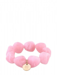Bud To Rose - Vibe Resin Bracelet Pink - P&auml;rlitega k&auml;ev&otilde;rud - ONE SIZE
