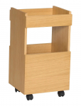 H&uuml;bsch - Forma Trolley Natural - Ratastega lauad - 40X35X70CM