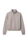 Calvin Klein - Heavy Jersey 1/4 Zip Top- Graphi - Dressipluusid - L