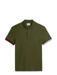 Tommy Hilfiger - Liquid Cotton Cuff Slim Polo - L&uuml;hikeste varrukatega - M