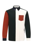 Fred Perry - Colour Block Oxford Shirt - Vabaaja s&auml;rgid - L