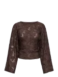 ONLY - Onlnadia L/S Ruching Top Jrs - Pikkade varrukatega - M