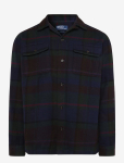 Polo Ralph Lauren - Classic Fit Plaid Suede-Trim Twill Shirt - Vabaaja s&auml;rgid - L