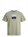 Jack & Jones - Jorcatskills Square Brand Tee Ss Sn Jnr - L&uuml;hikeste varrukatega - 128
