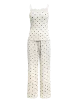 Hunkem&ouml;ller - Pj Cami Pant Rib Lace Print - Pidžaamad (komplektid) - M