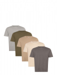 Jack & Jones - Jjeorganic Basic Tee Ss O-Ne 5Pk Mp Noos - L&uuml;hikeste varrukatega - XL