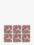 Morris & Co - Coasters Strawberry Thief  6-P - Joogialused - ONE SIZE