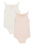 Copenhagen Colors - Rib Jersey 2Pack Straptop And Underpants - Aluspesukomplektid - 116