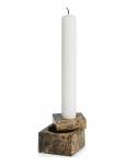 WOUD - Jeu De D&eacute;s 1 Candle Holder - Teek&uuml;&uuml;nlajalad - H:5CM