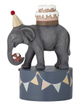 Bloomingville - Flor Candlestick, Grey, Polyresin - Sisustustarvikud ja detailid - H:18CM