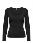 ONLY - Onlea L/S 2-Way Deep Neck Top Jrs Noos - Pikkade varrukatega - M