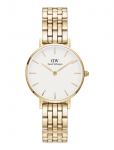 Daniel Wellington - Petite 28 5-Link G White - Analoogkellad - 28 mm