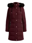 Lauren Ralph Lauren - Faux-Fur-Trim Hooded Down Coat - Polsterdatud jakid - XL