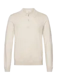 Lindbergh - Ecovero L/S Zip Polo - Pikkade varrukatega kootud polos&auml;rgid - M