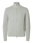 Selected - Slmdane Ls Knit Reg Struc Full Zip Noos - Lukuga džemprid - XXL
