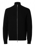 Selected - Slmdane Ls Knit Structure Full Zip Noos - Lukuga džemprid - L