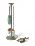 Dantoy - Cleaning Set Wood In Gift Box 6 Parts - M&auml;ngut&ouml;&ouml;riistad - 23.5X23.5X77CM