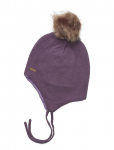 Minymo - Hat W. Detachable Fake Fur - Kootud m&uuml;tsid - 6-9M