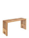 House Nordic - Elina - Bench, Teak, Nature, 90X30X49 Cm - Taburetid ja pingid - 30X90X49CM