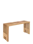 House Nordic - Elina - Bench, Teak, Nature, 90X30X49 Cm - Taburetid ja pingid - 30X90X49CM