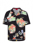HUGO - Beach Shirt Relaxed - L&uuml;hikeste varrukatega s&auml;rgid - S