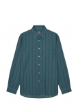 Mads N&oslash;rgaard - Cotton Linen Sune Stripe Shirt - Linased s&auml;rgid - S