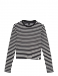 Indian Blue Jeans - T-Shirt Ls Cropped Striped - Pikkade varrukatega T-s&auml;rgid - 176