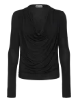 Weekday - Drape Long Sleeve Top - Pikkade varrukatega - XS