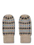 Wheat - Jacquard Mittens Haansi - Labakindad - L