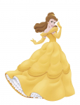 RoomMates - Wallstickers - Princess Belle - Gems Giant - Wall Stickers - ONE SIZE