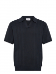 Lindbergh - Knitted S/S Polo - L&uuml;hikeste varrukatega kootud polos&auml;rgid - XXL