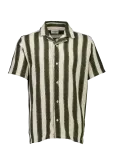 Lindbergh - Bold Striped Resort Shirt S/S - L&uuml;hikeste varrukatega s&auml;rgid - S